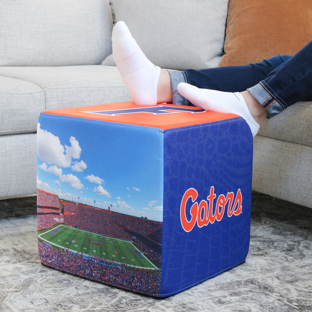 Florida Gators Football Ottoman