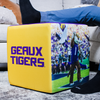 LSU Tigers Football Ottoman