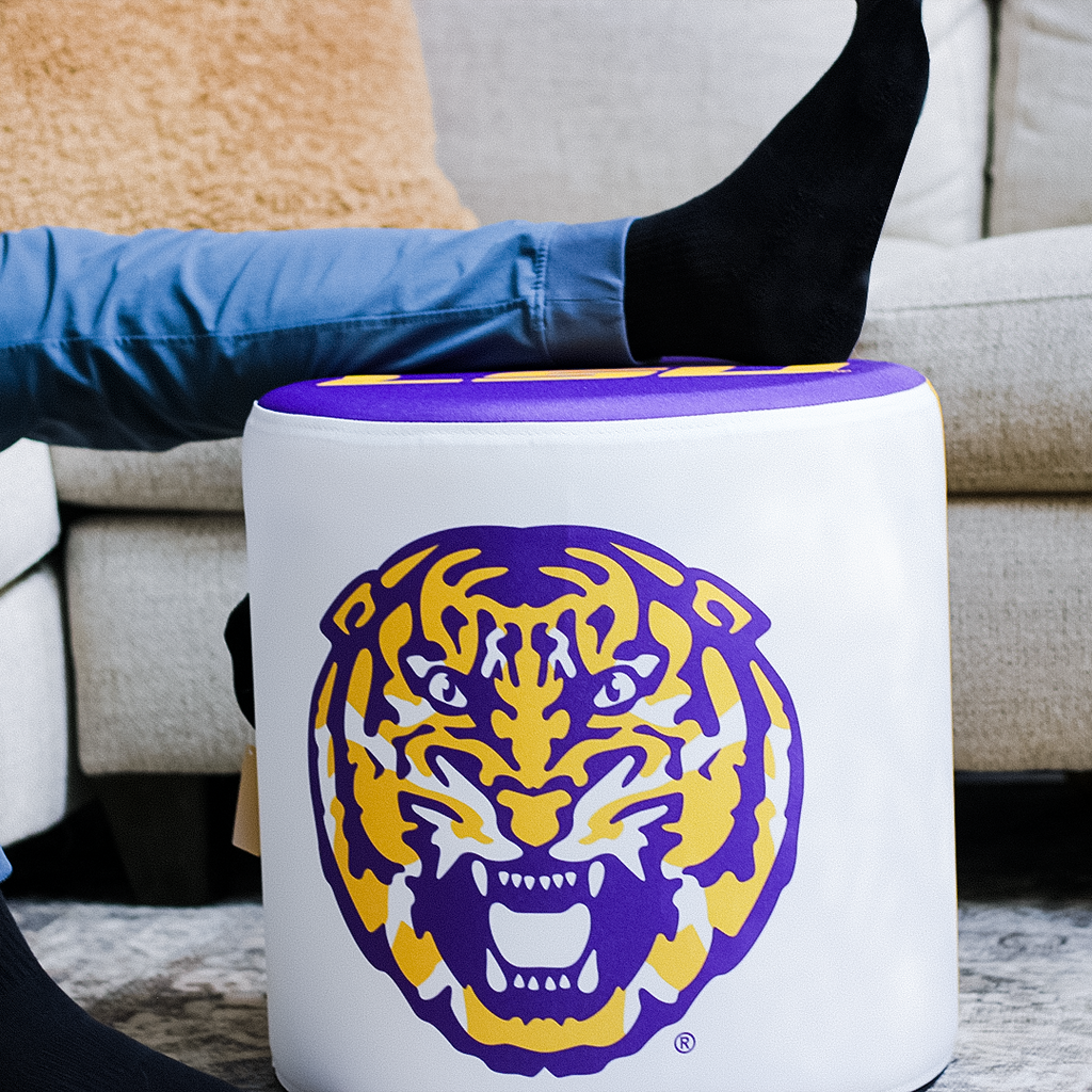 LSU Tigers Ottoman