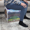 LSU Tigers Football Ottoman