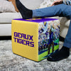 LSU Tigers Football Ottoman