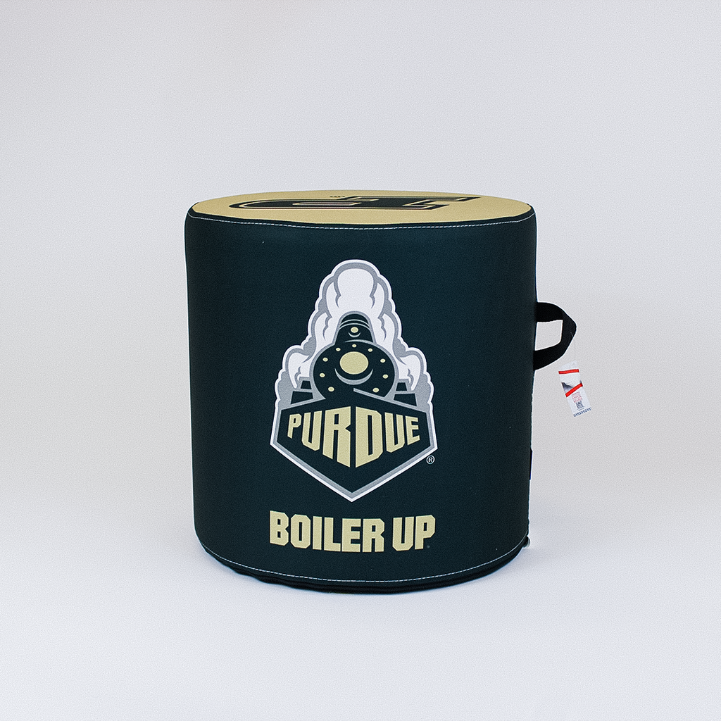 Purdue Boilermakers Basketball Ottoman