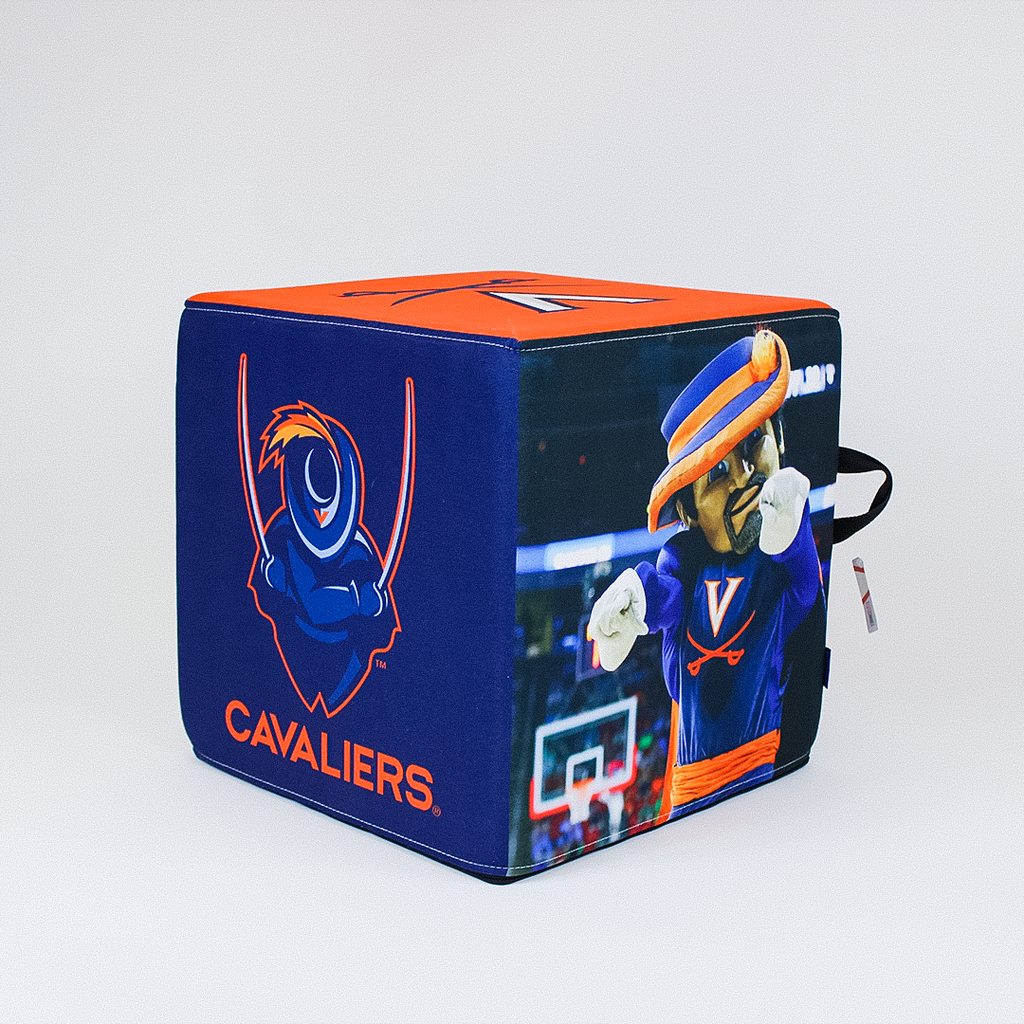 Virginia Cavaliers Basketball Ottoman